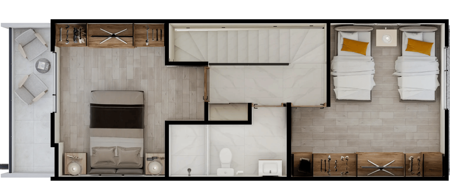 Nivel 1 de Casa Modelo Citrino