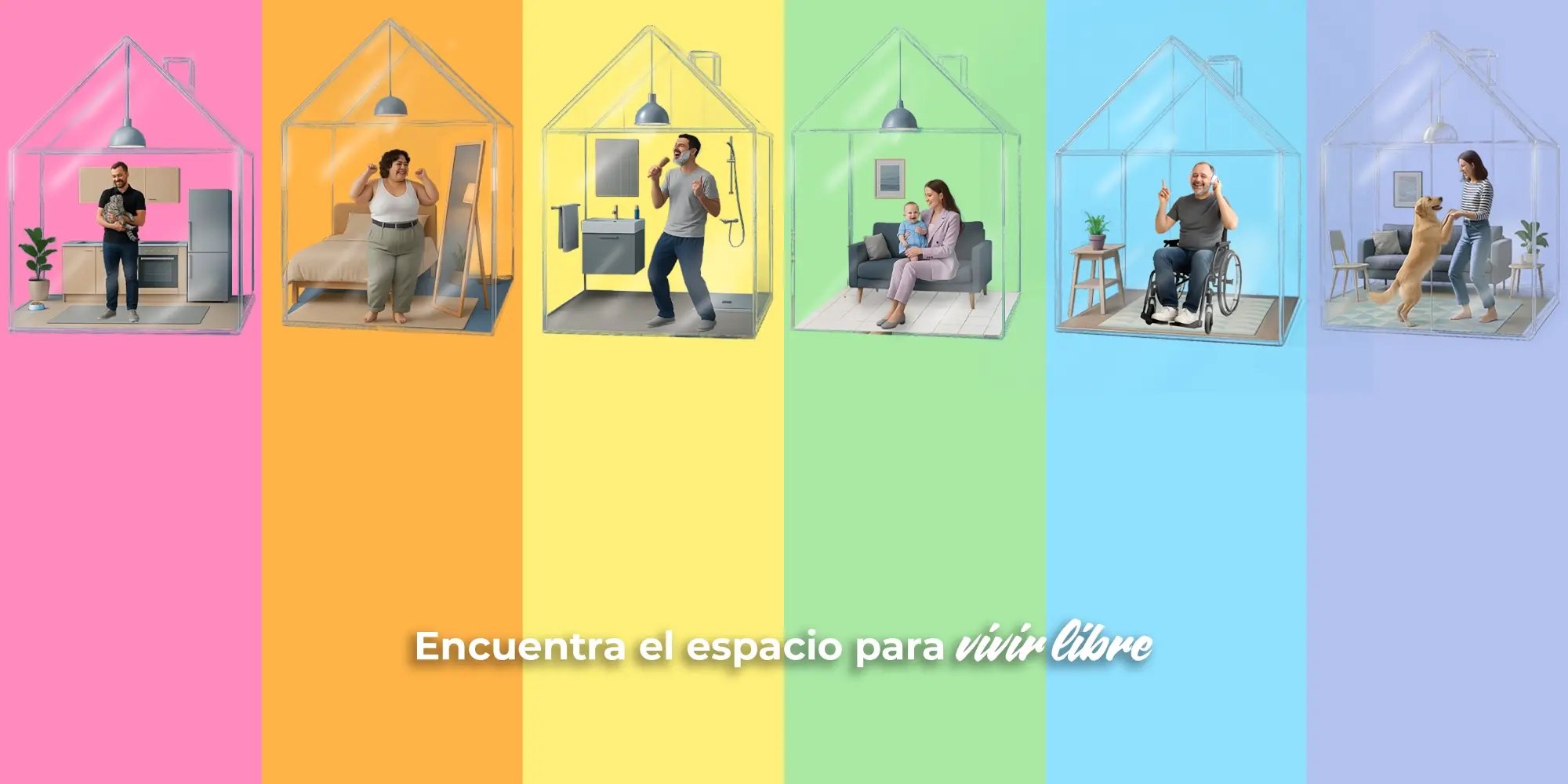 Encuentra el espacio para vivir bien