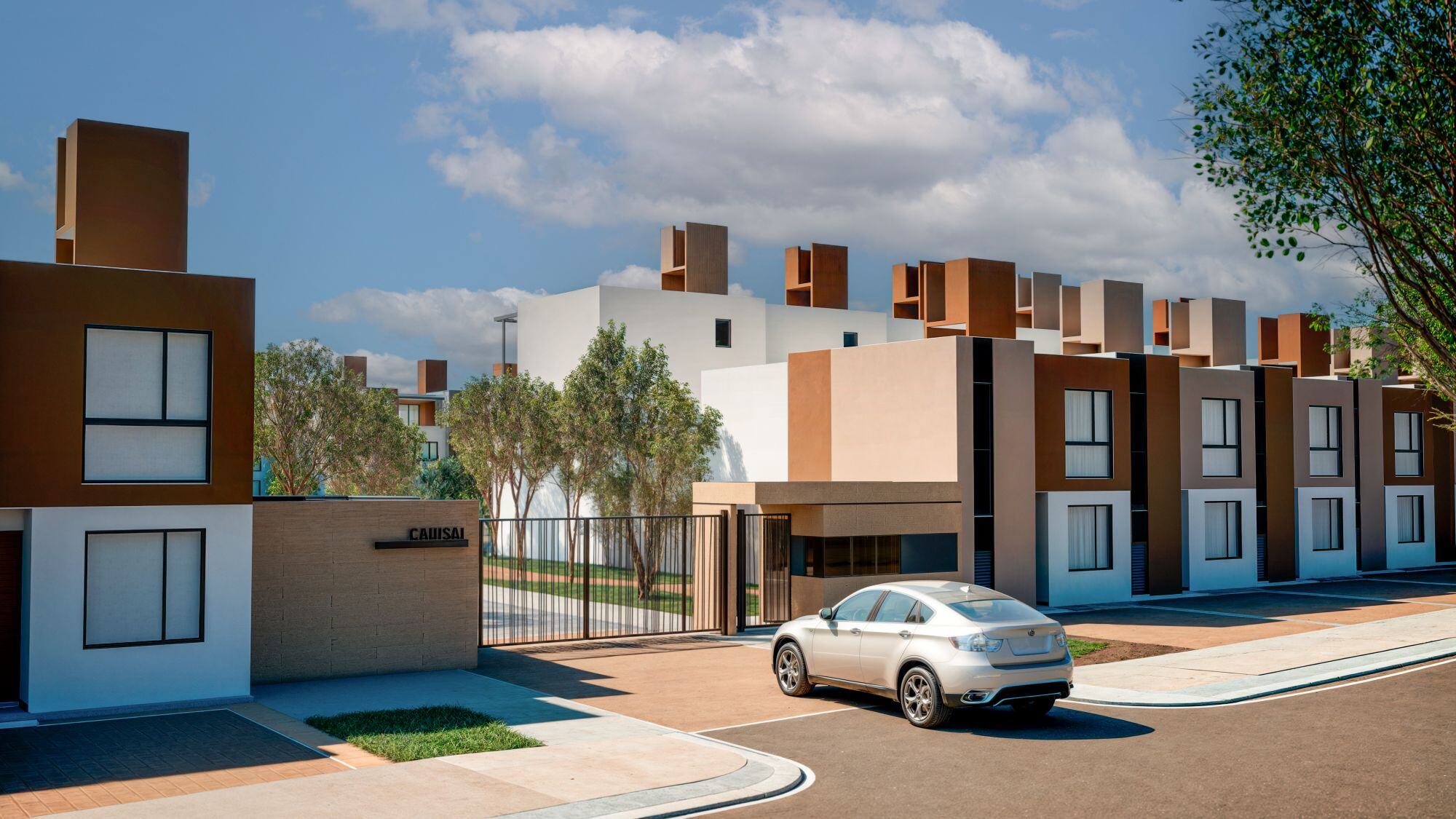 Foto Acceso Condominio Render - Sauz