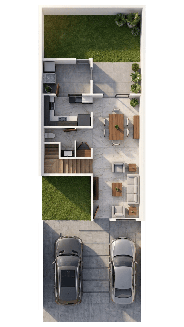 Planta Baja  de Casas en Venta en Tizayuca, Hidalgo - Abeto
