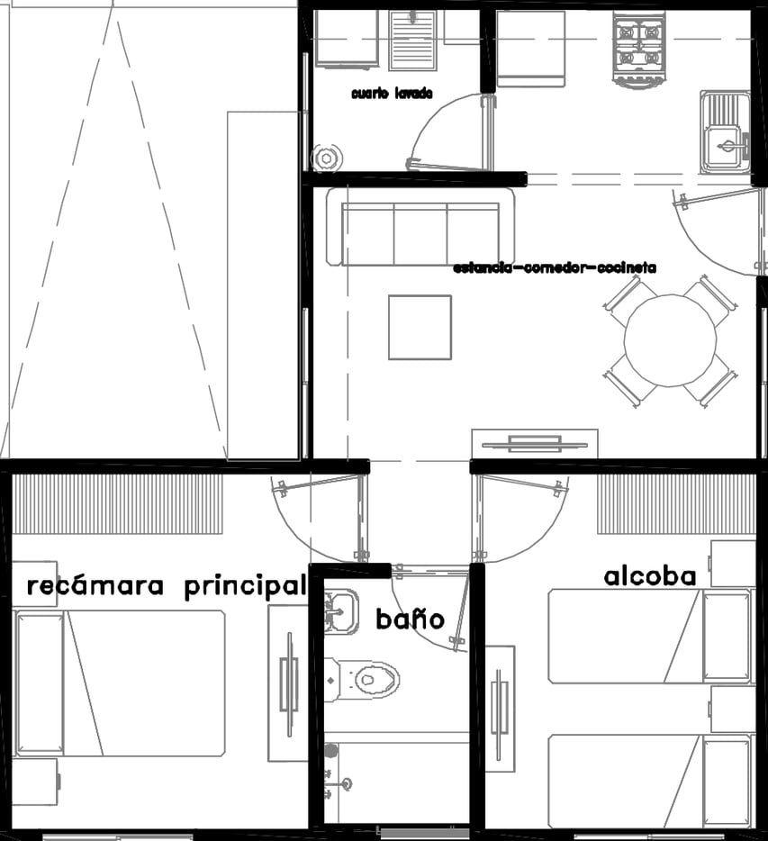 Departamento de Nuevo Residencial Turquesa / Rubí