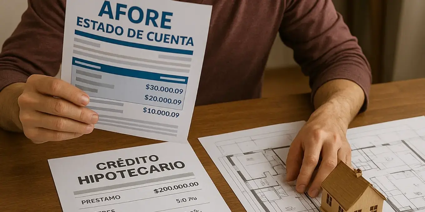 Persona revisando su estado de cuenta Afore