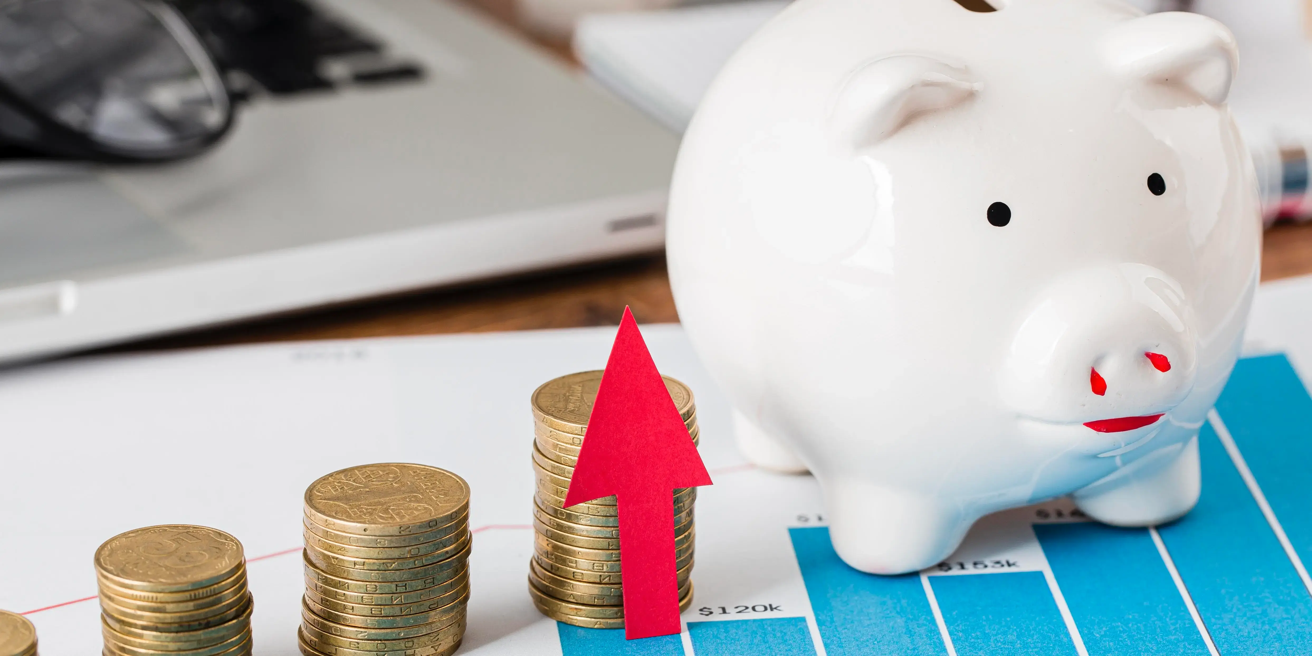 Monedas con alcancía. Qué es la educación financiera