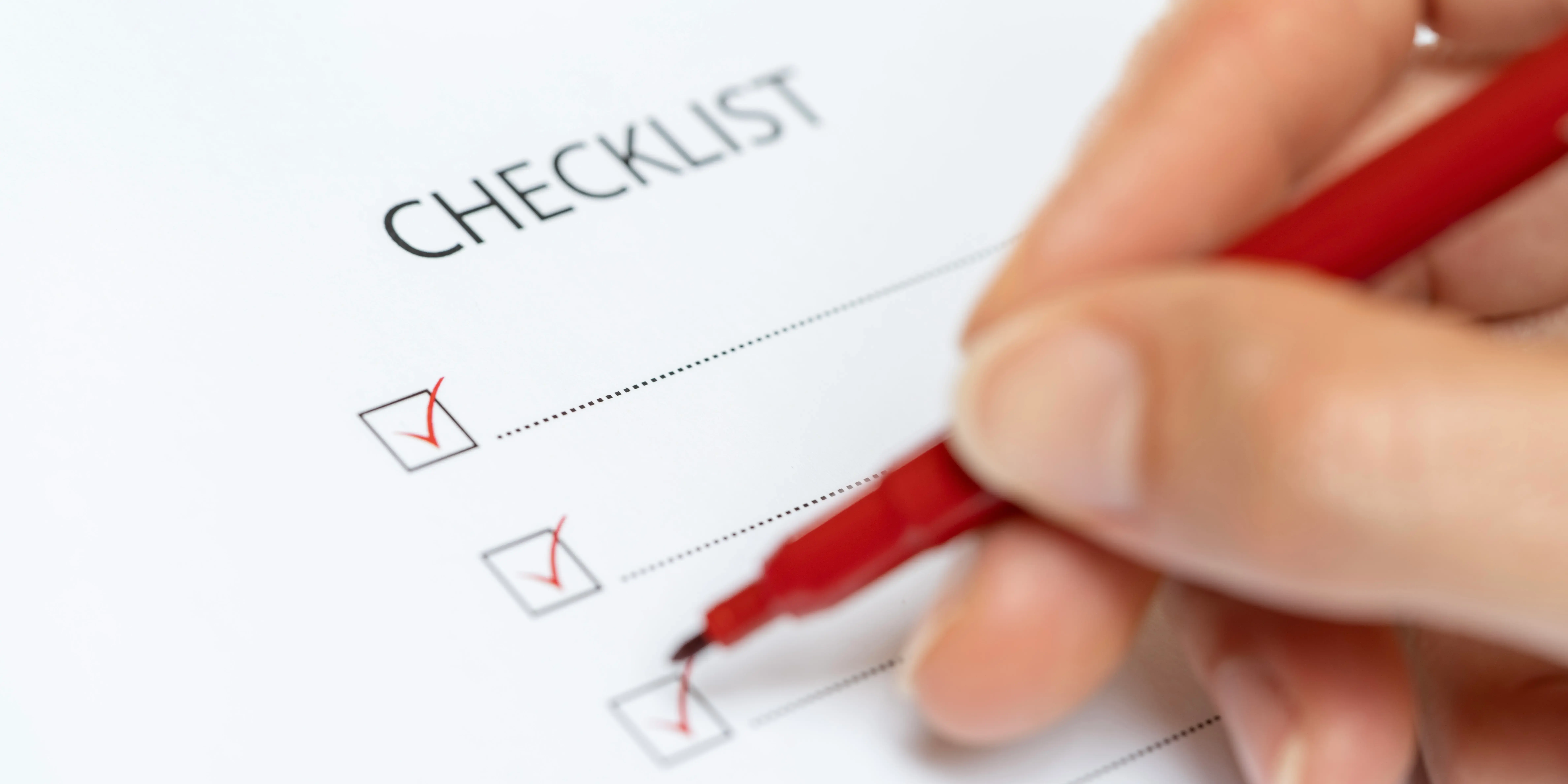 Palomeando lista. Checklist elegir casa